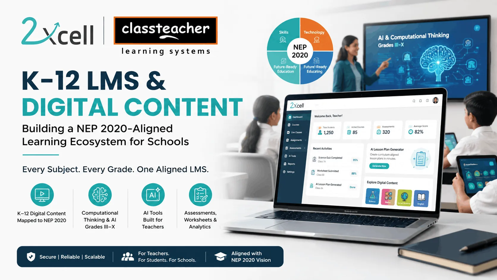 K–12 LMS & Digital Content: Building a NEP 2020-Aligned Learning Ecosystem for Schools